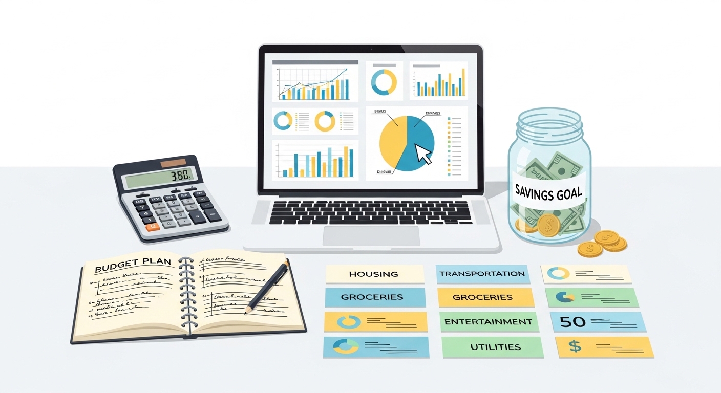 how to budget your income and expenses for financial freedom step-by-step